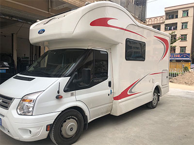 福特新全順房車原車后減震器改裝霸哥氮?dú)鉁p震器手調(diào)款案例